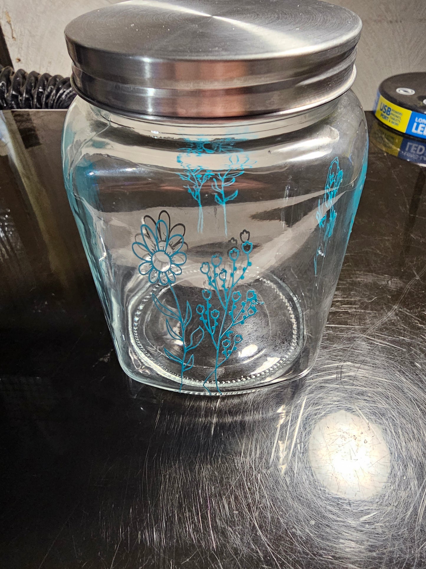 Wild flower jar