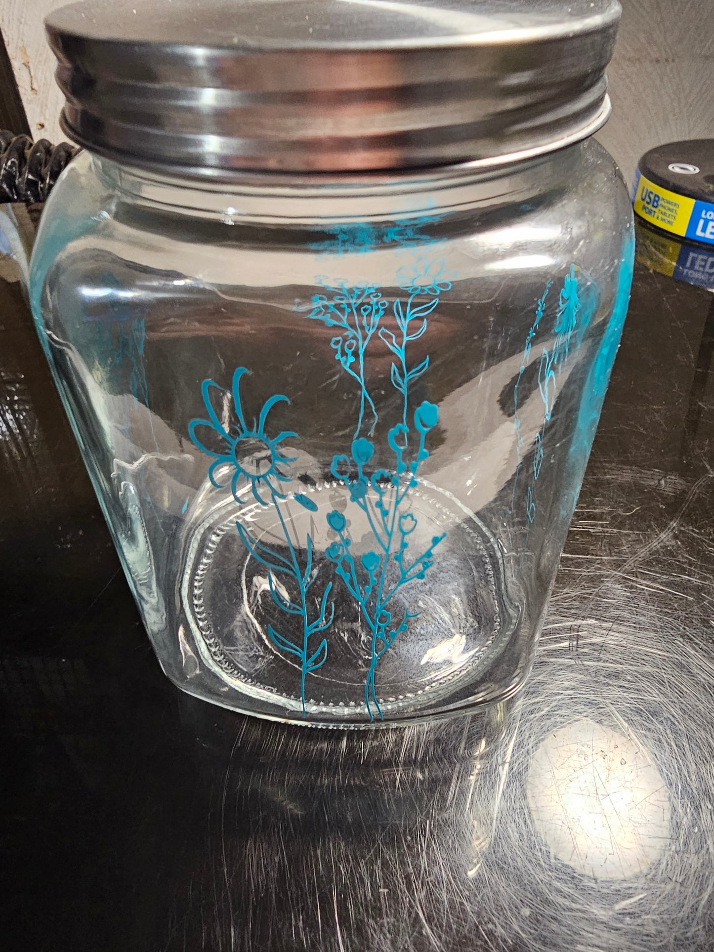 Wild flower jar