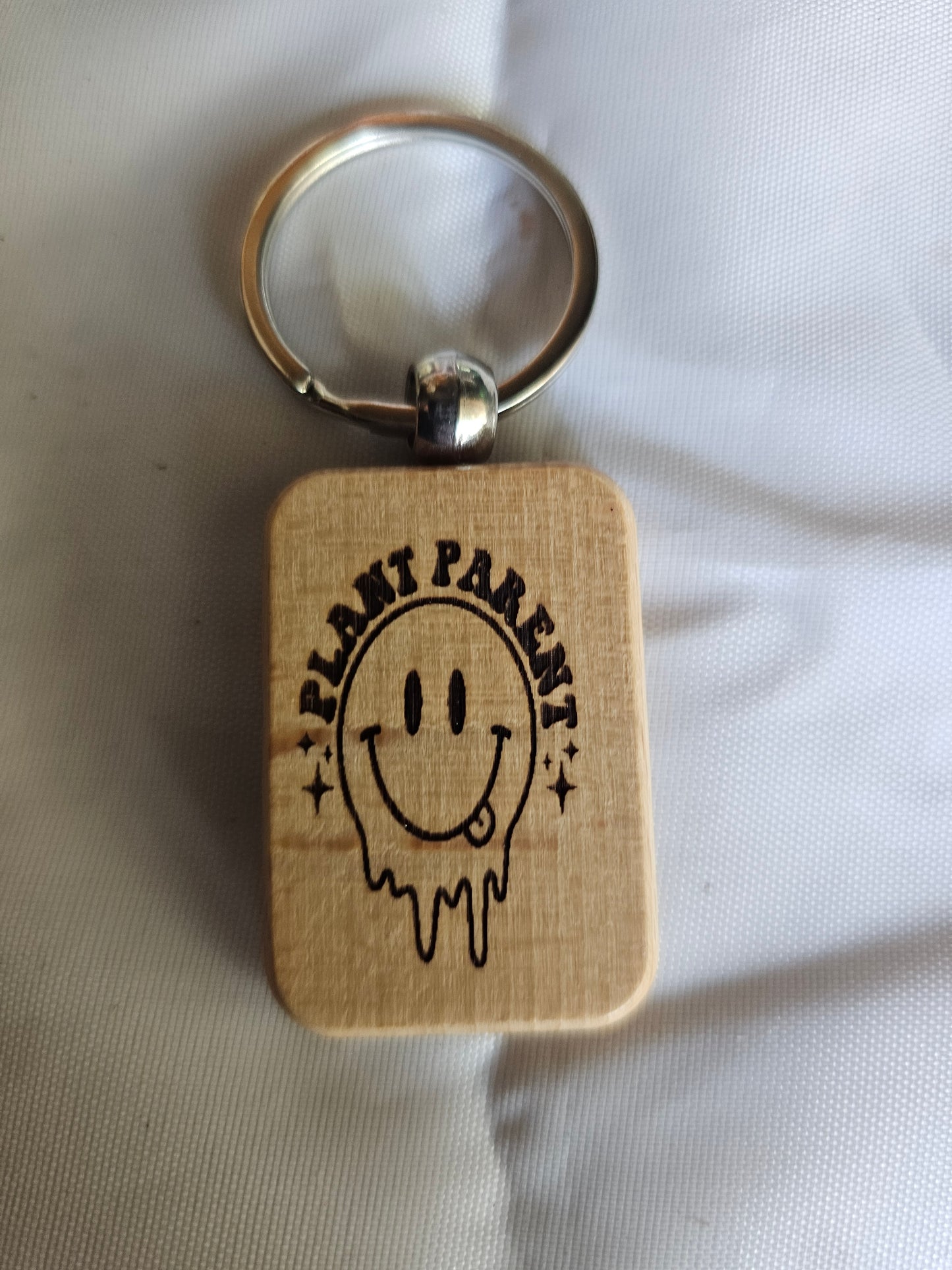 Wood keychains