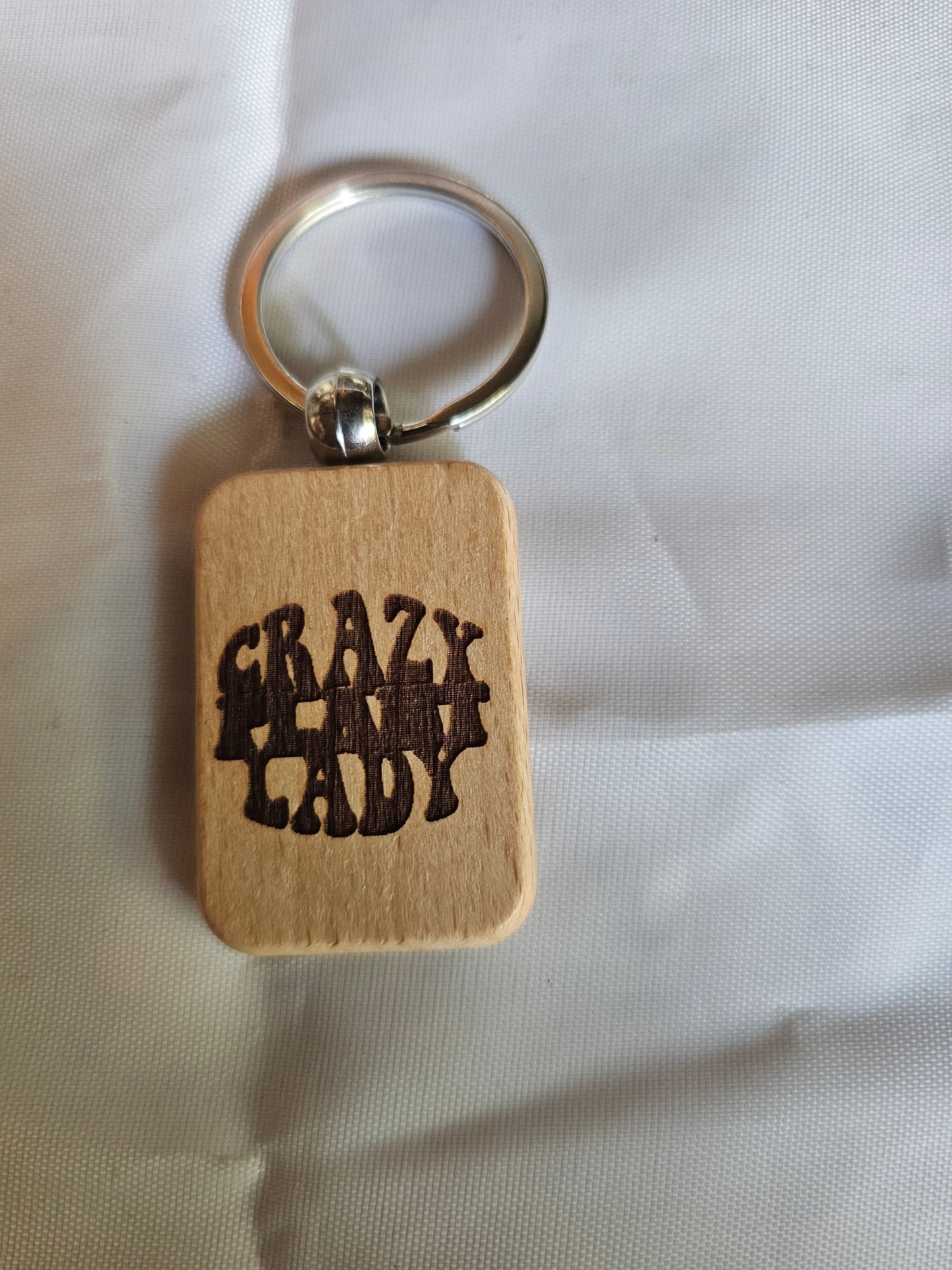 Wood keychains