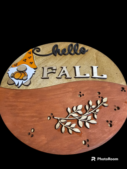 Fall door hanger