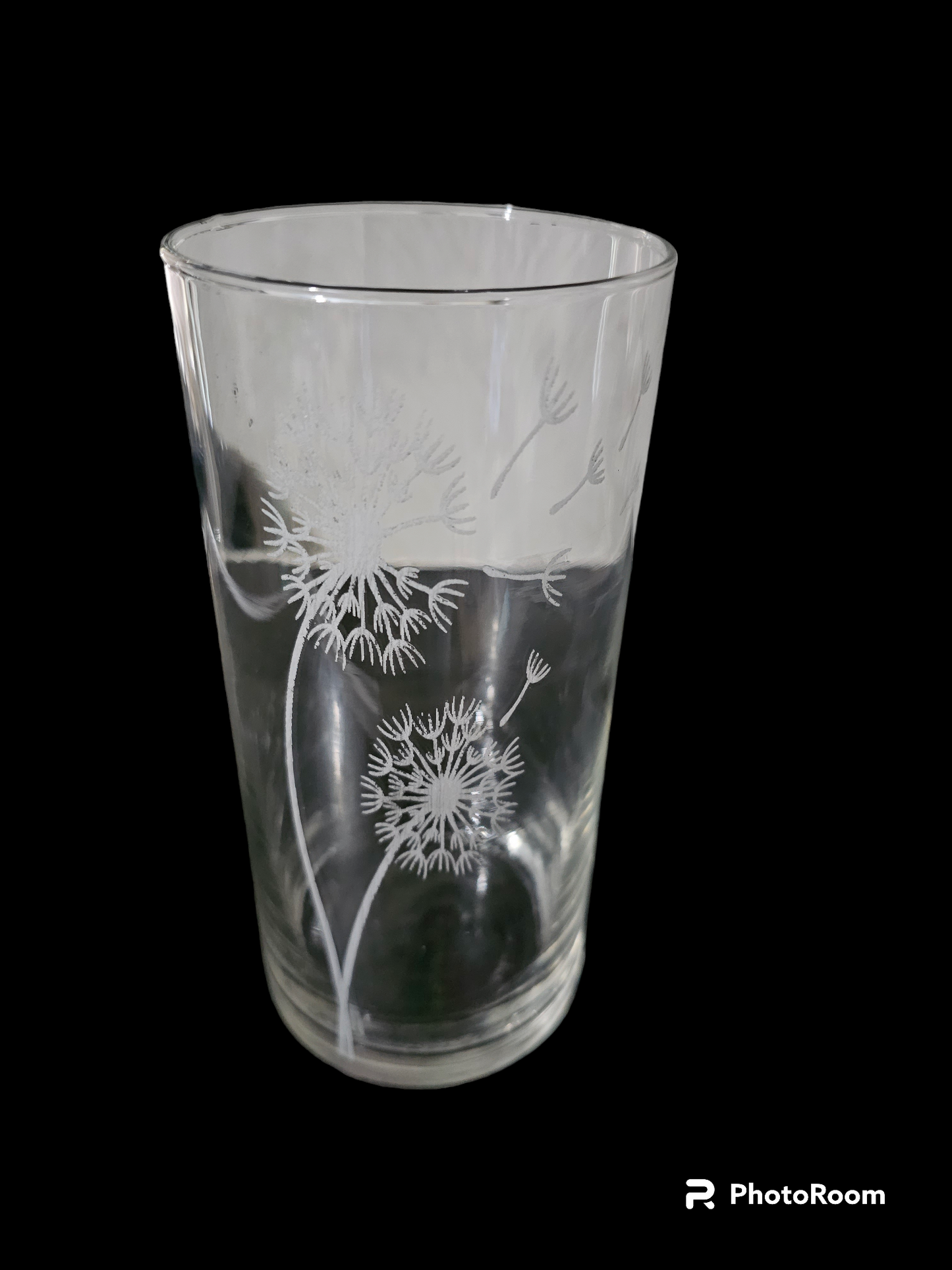 Dandelion glass vase