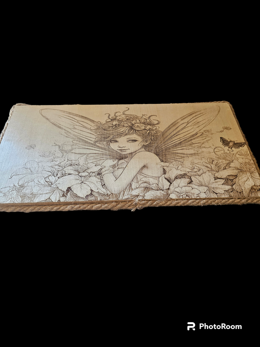 Woodland fairy plaque