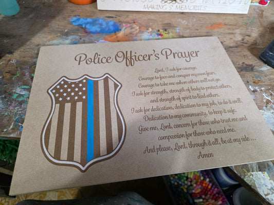 Police man's Prayer